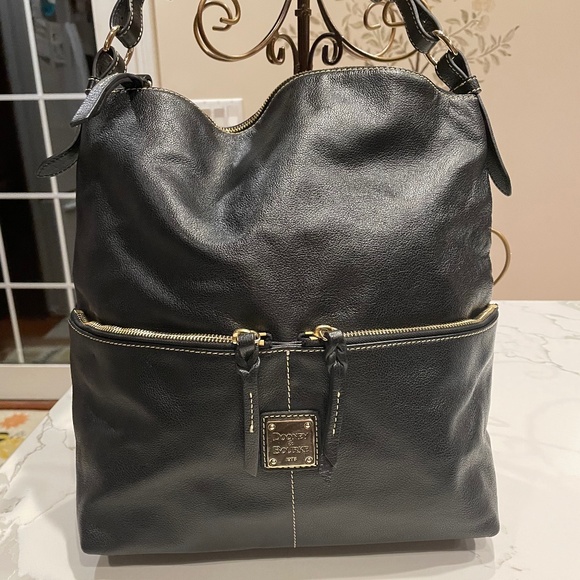 Dooney & Bourke Leather Hobo Bag - Picture 1 of 7